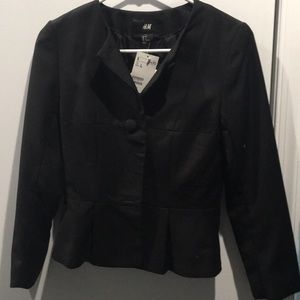 H&M Black Peacoat